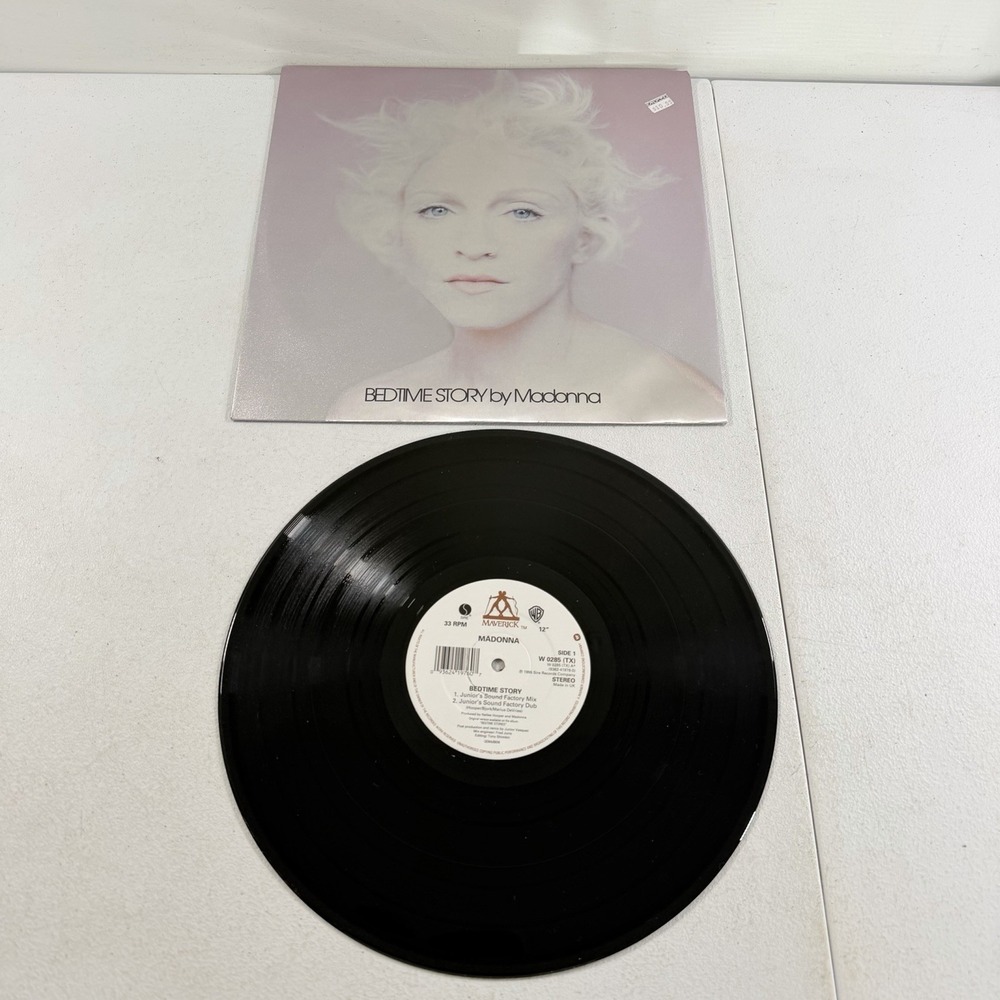 Madonna Bedtime Stories 1995 Metallic UK‎ Limited Edition Vinyl Record LP NM/EX